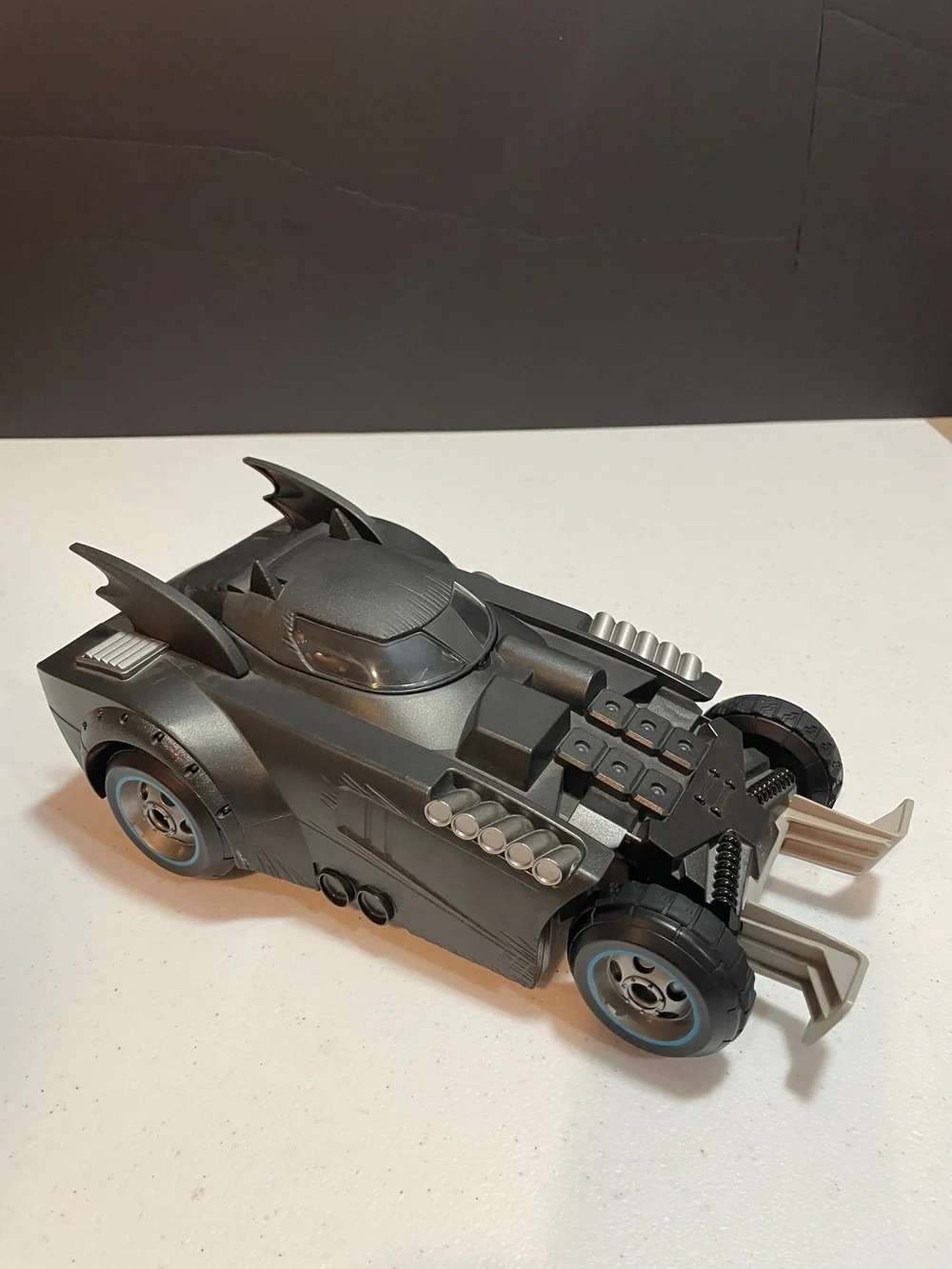 Black Bat-Inspired Push Car for Kids - Toy Vehicle